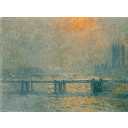 Mostra Monet - ponte Charing Cross, il Tamigi - 1899 -1901 Immagine